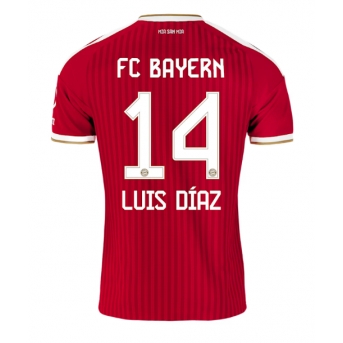 Billige Fotballdrakt Bayern Munich Luis Diaz #14 Replika Hjemmedrakt 2026-27 Kortermet